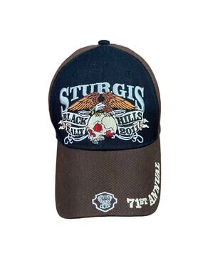 Sturgis Motorcycle Black Hills Rally 2011 71st Annual Souvenir Hat Adjustable